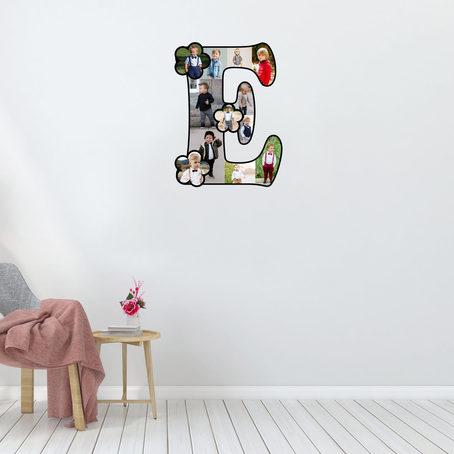 Customised Alphabet Photo Frame ( E Letter )