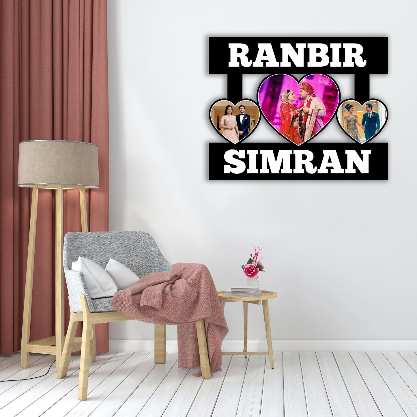Customised Couple Photo Frame For Gifting