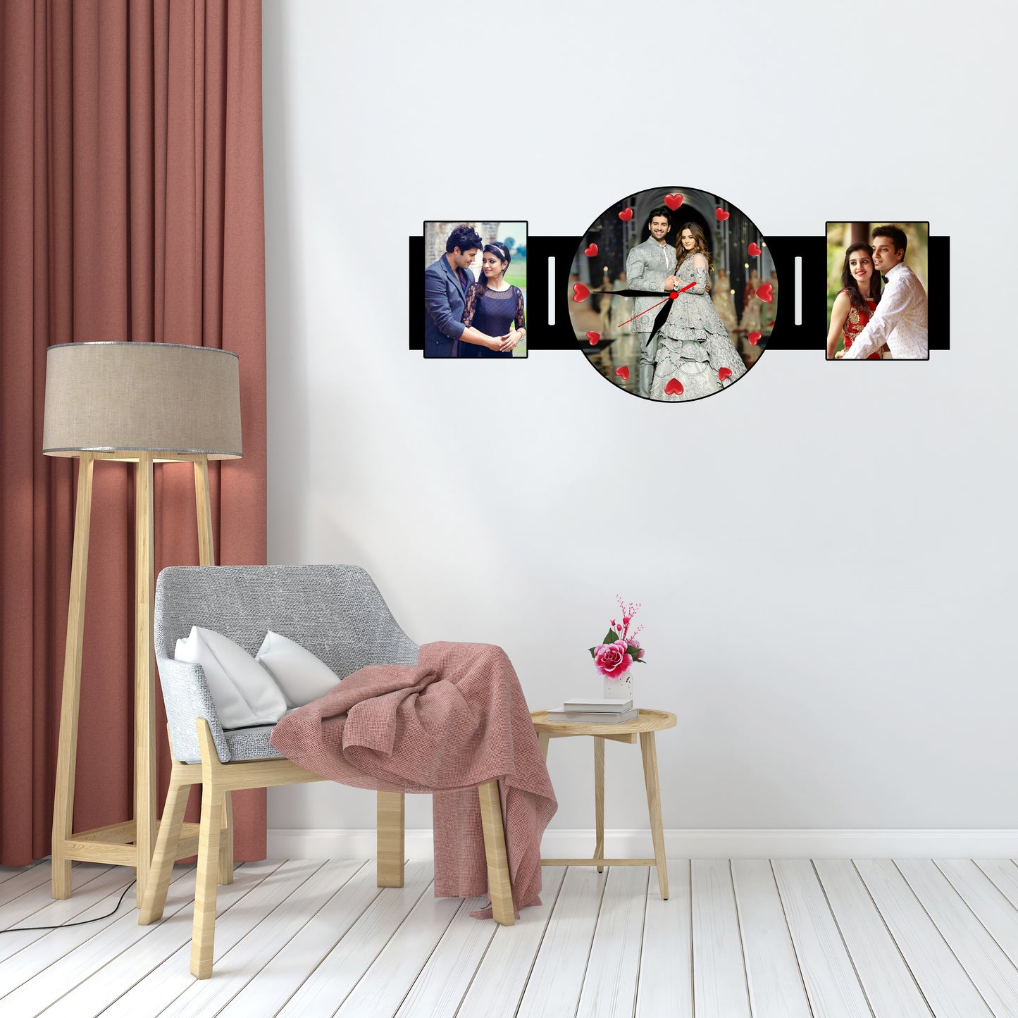 Personalized Photo Clock Gift For Couples