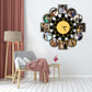 Customized Collage Photo Frames with Clock for Couple Family