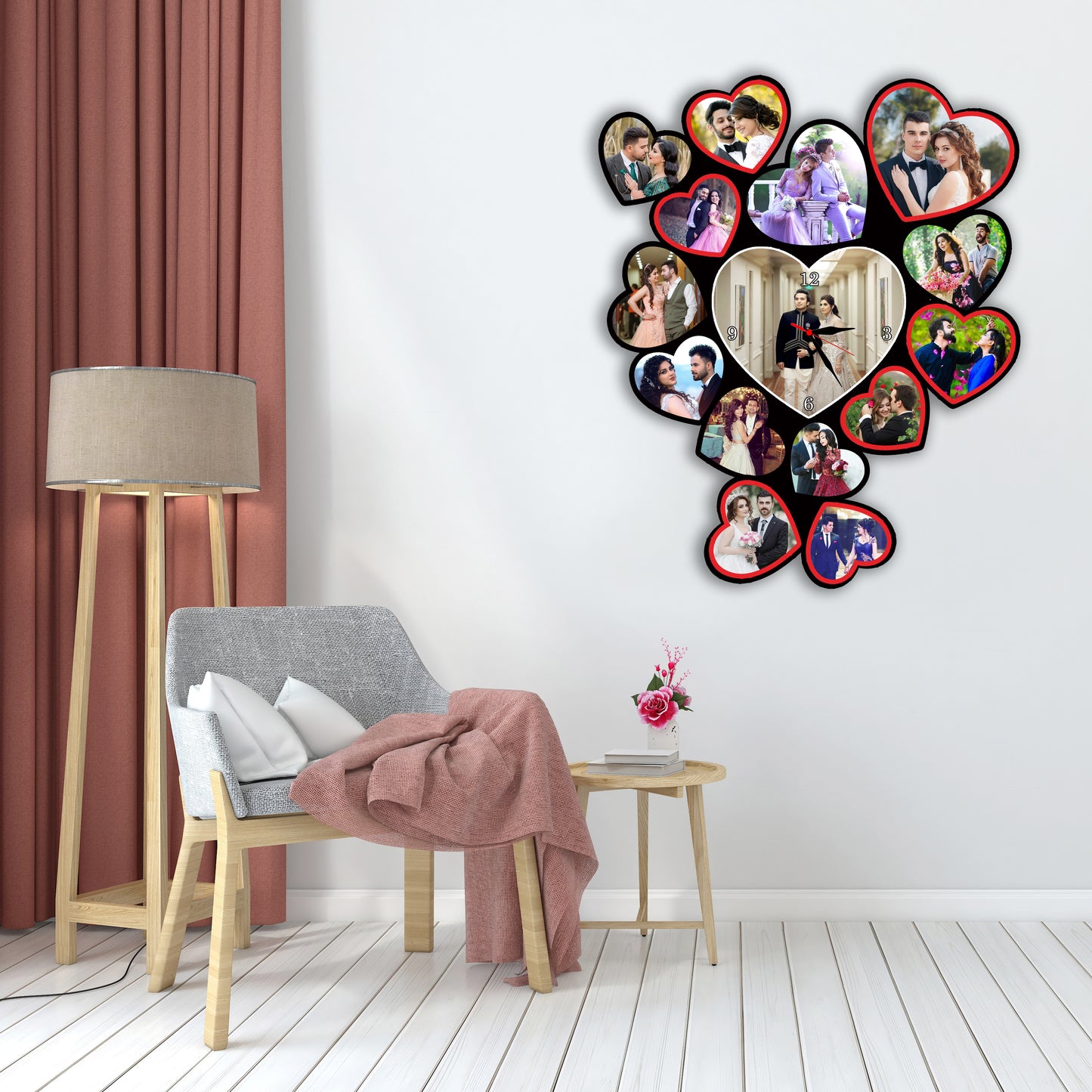 Customized Photo Clock for Family