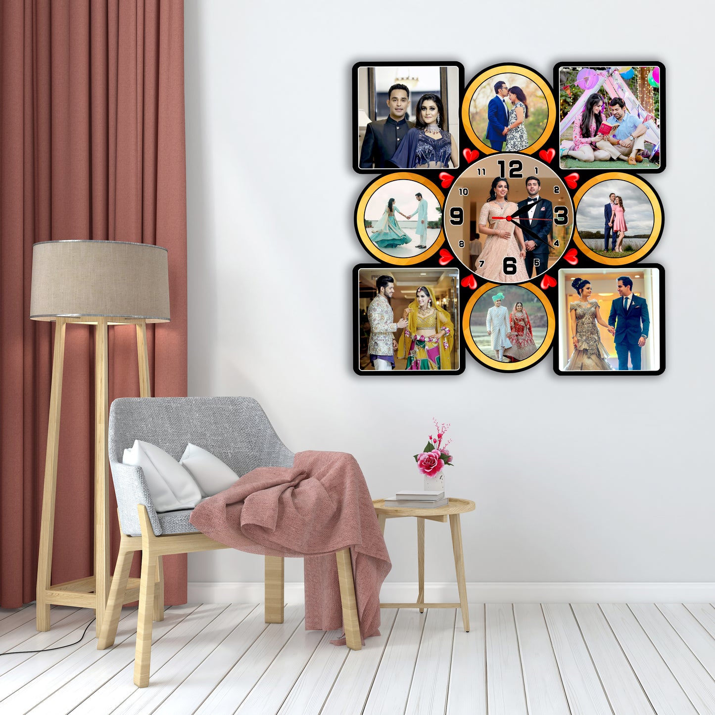 Personalized Photo Clock for anniversary