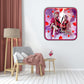 Customized Clock Photo Frame Gift For Anniversary,Couple