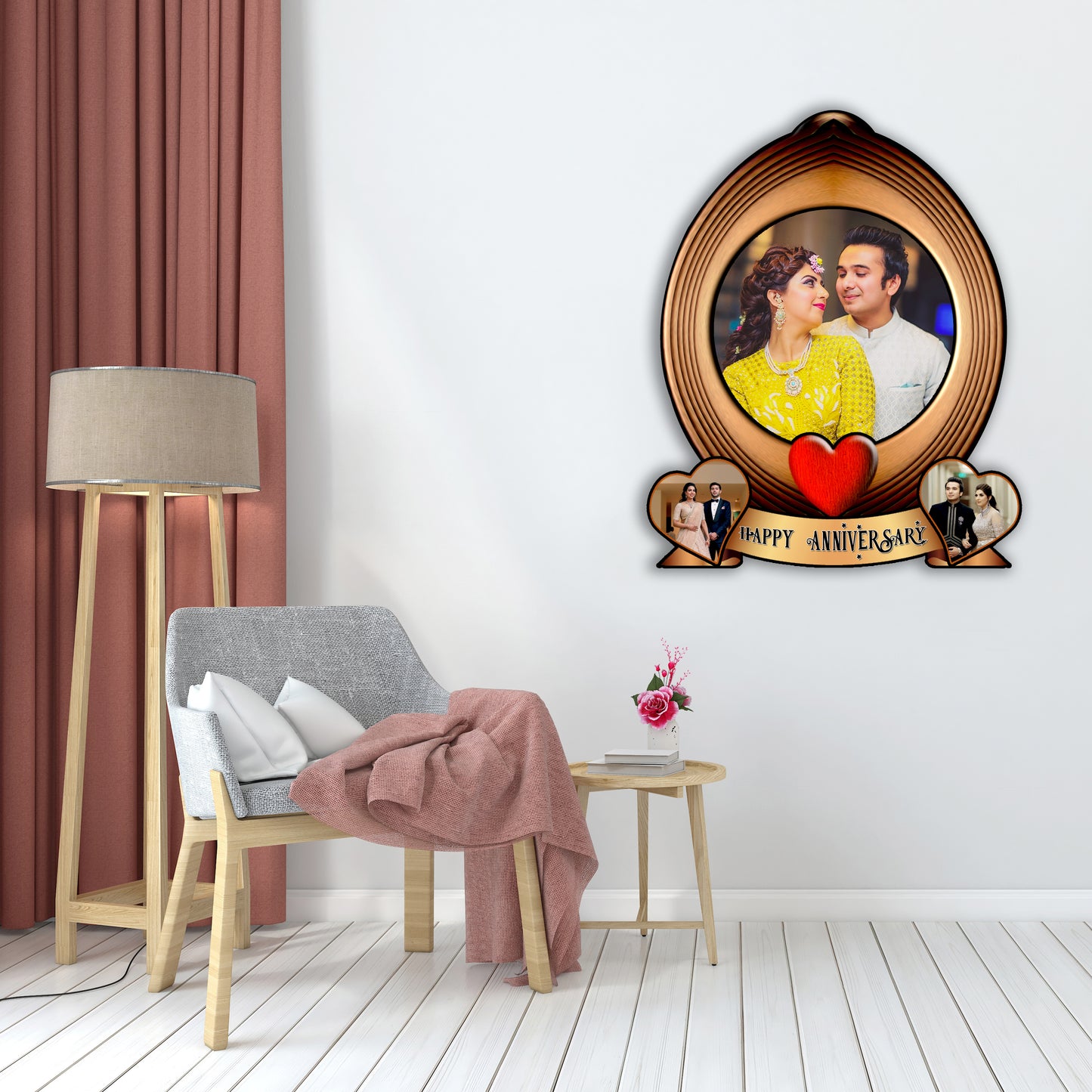 Customised Anniversary Photo Frame For Couple