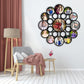 Customised Family Photo Clock For Couple,Anniversary