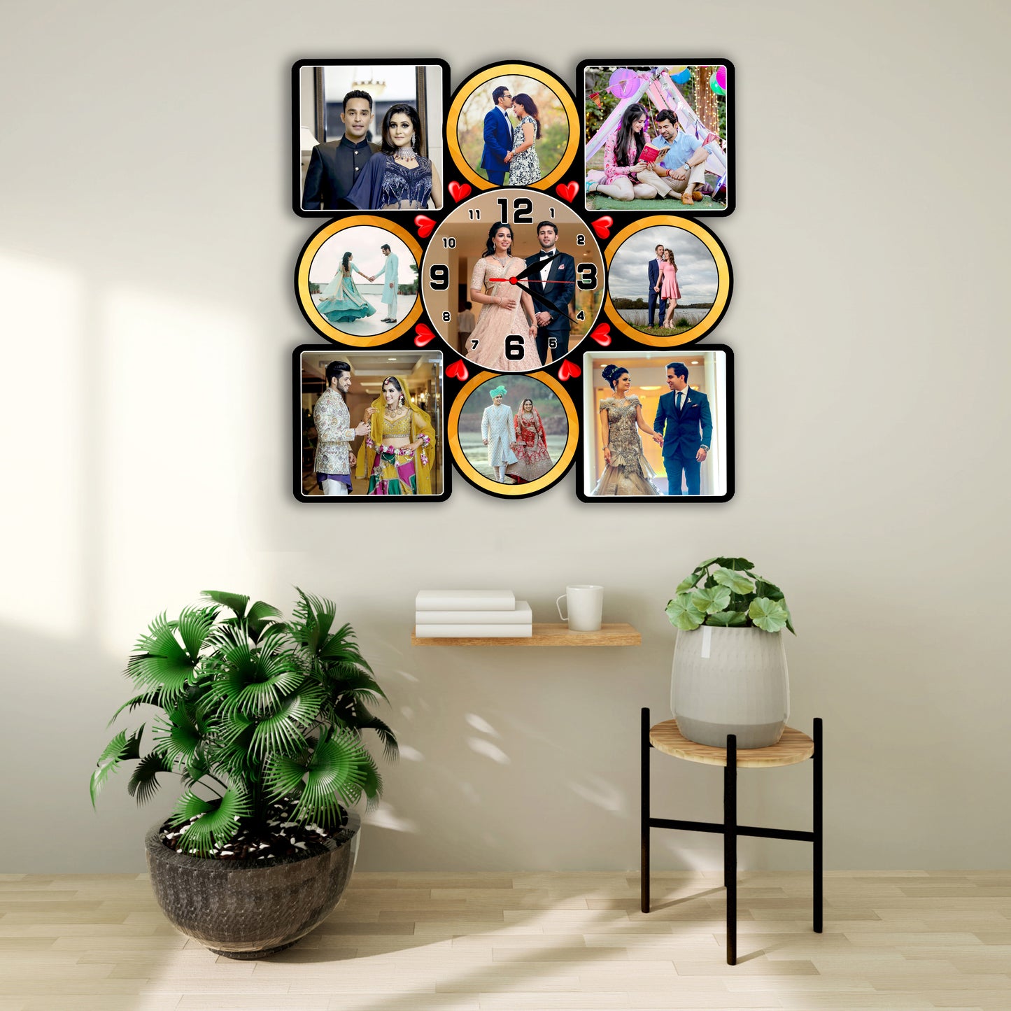Personalized Photo Clock for anniversary