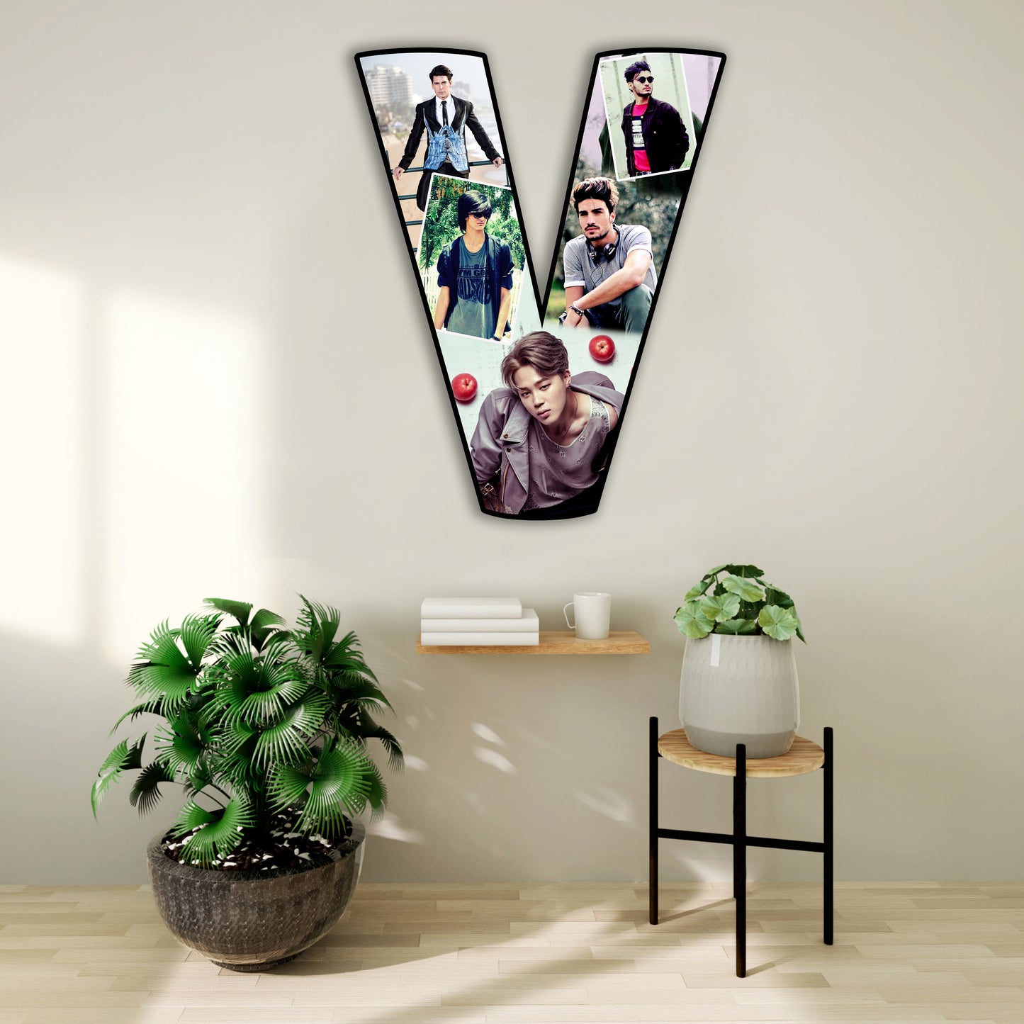 Customised Alphabet Photo Frame ( V Letter )