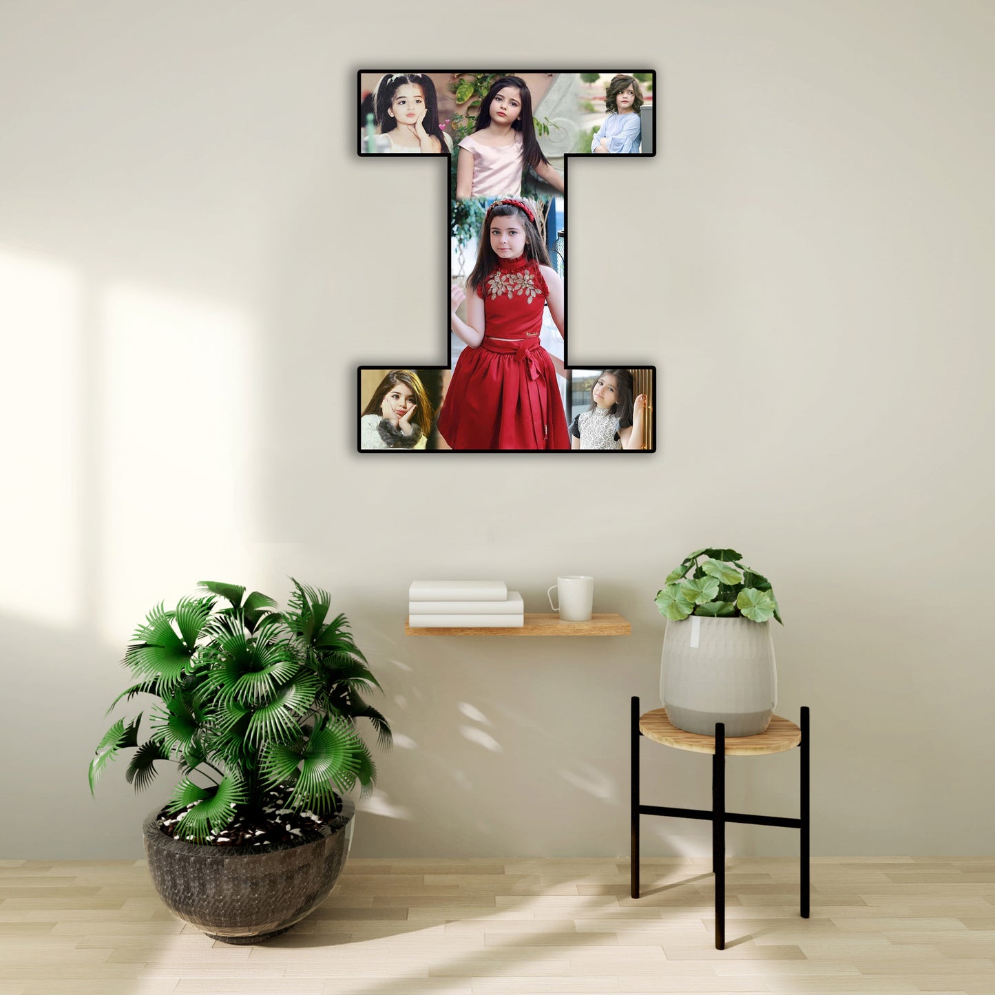 Customised Alphabet Photo Frame ( I Letter )