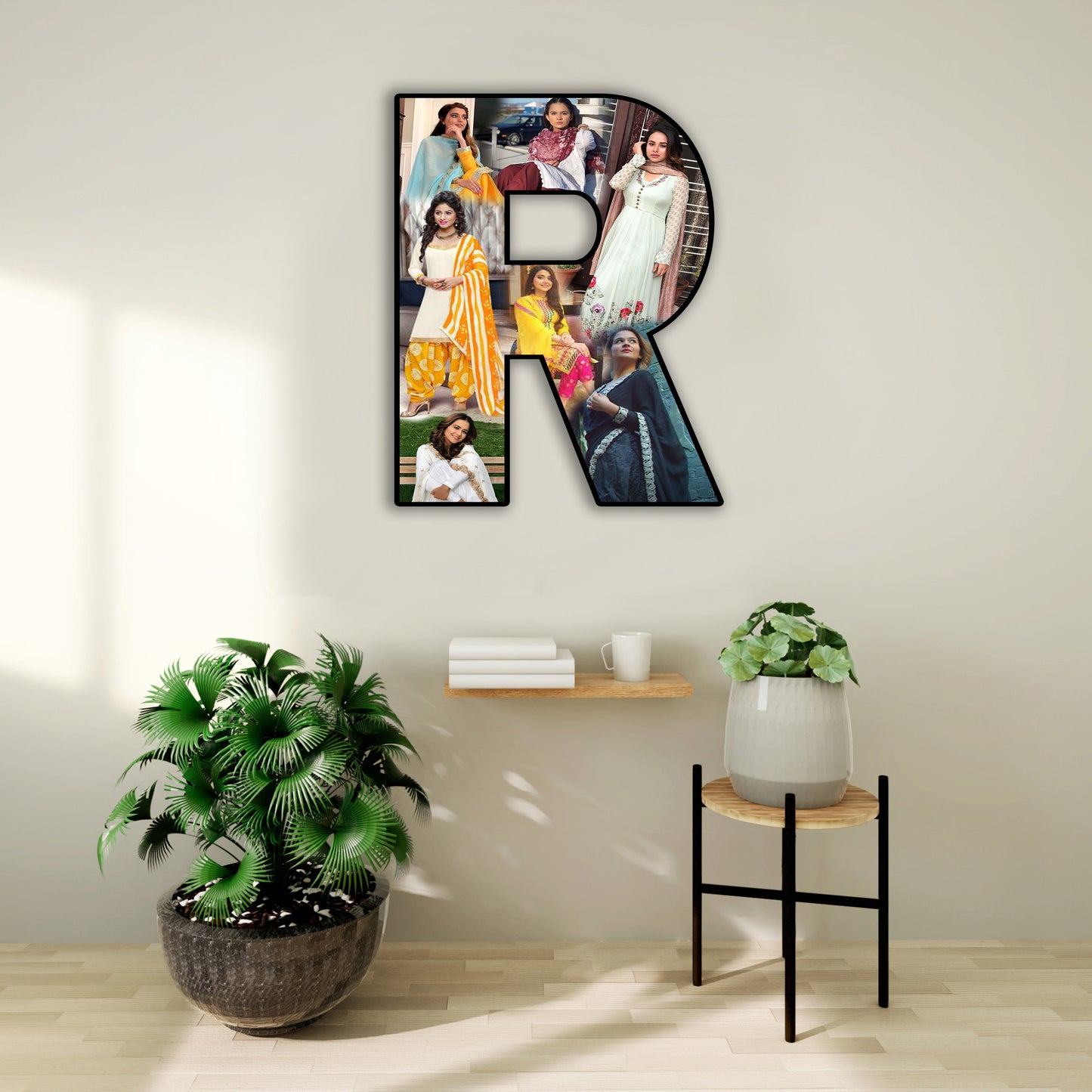 Customised Alphabet Photo Frame ( R Letter )