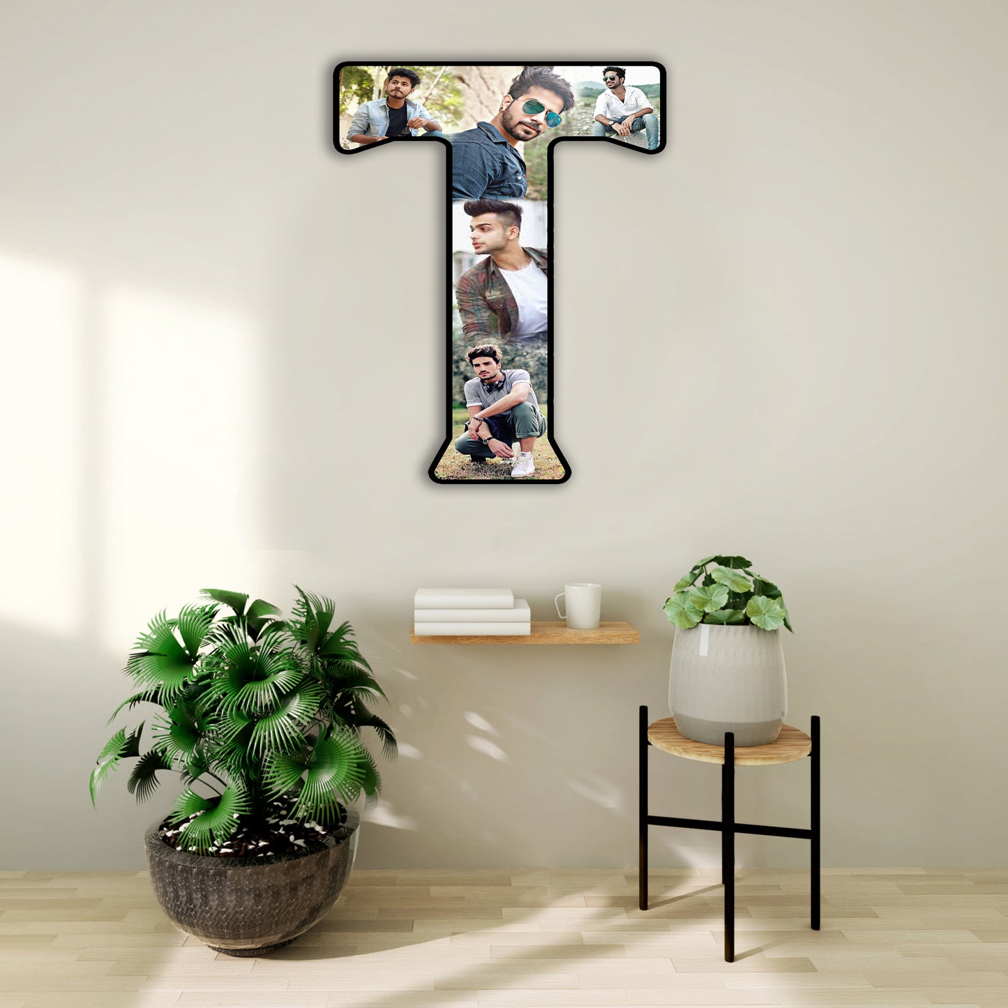 Customised Alphabet Photo Frame ( T Letter )