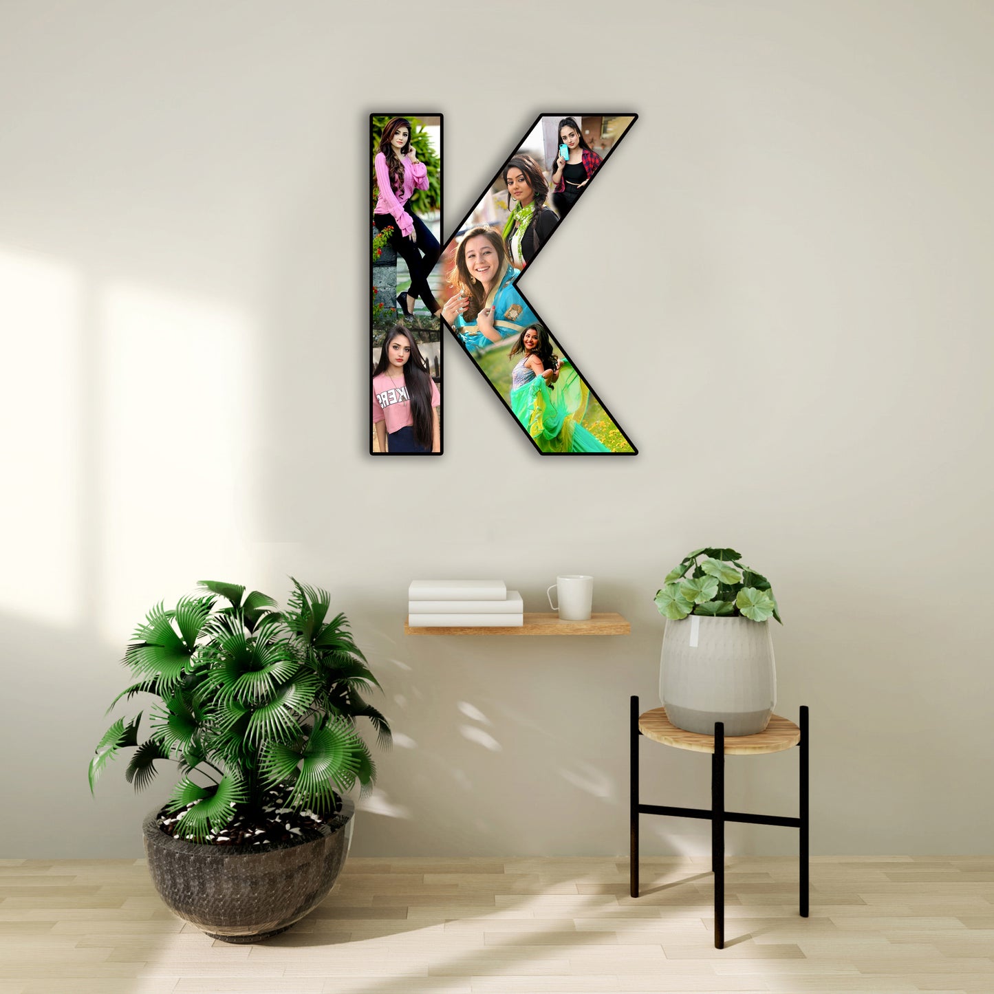 Customised Alphabet Photo Frame ( K Letter )