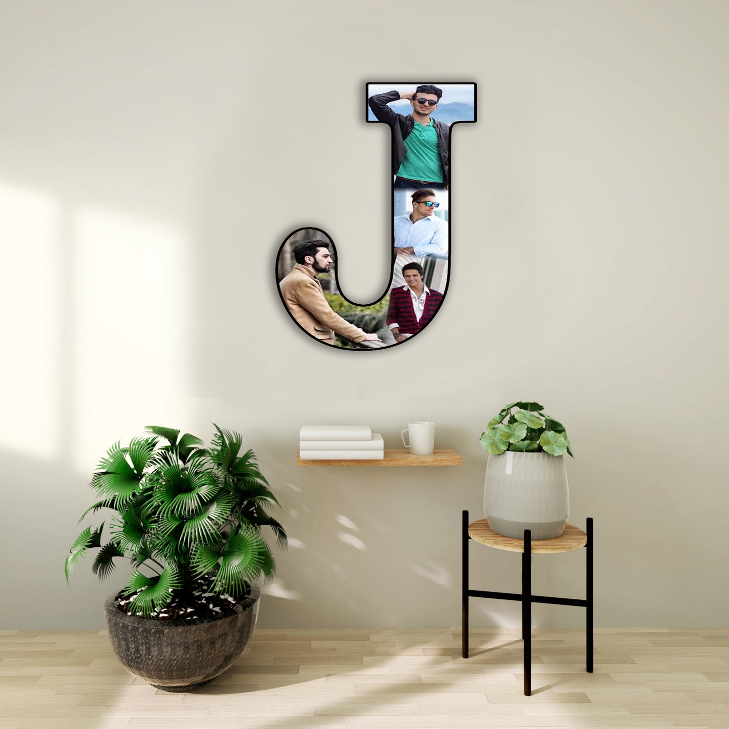 Customised Alphabet Photo Frame ( J Letter )