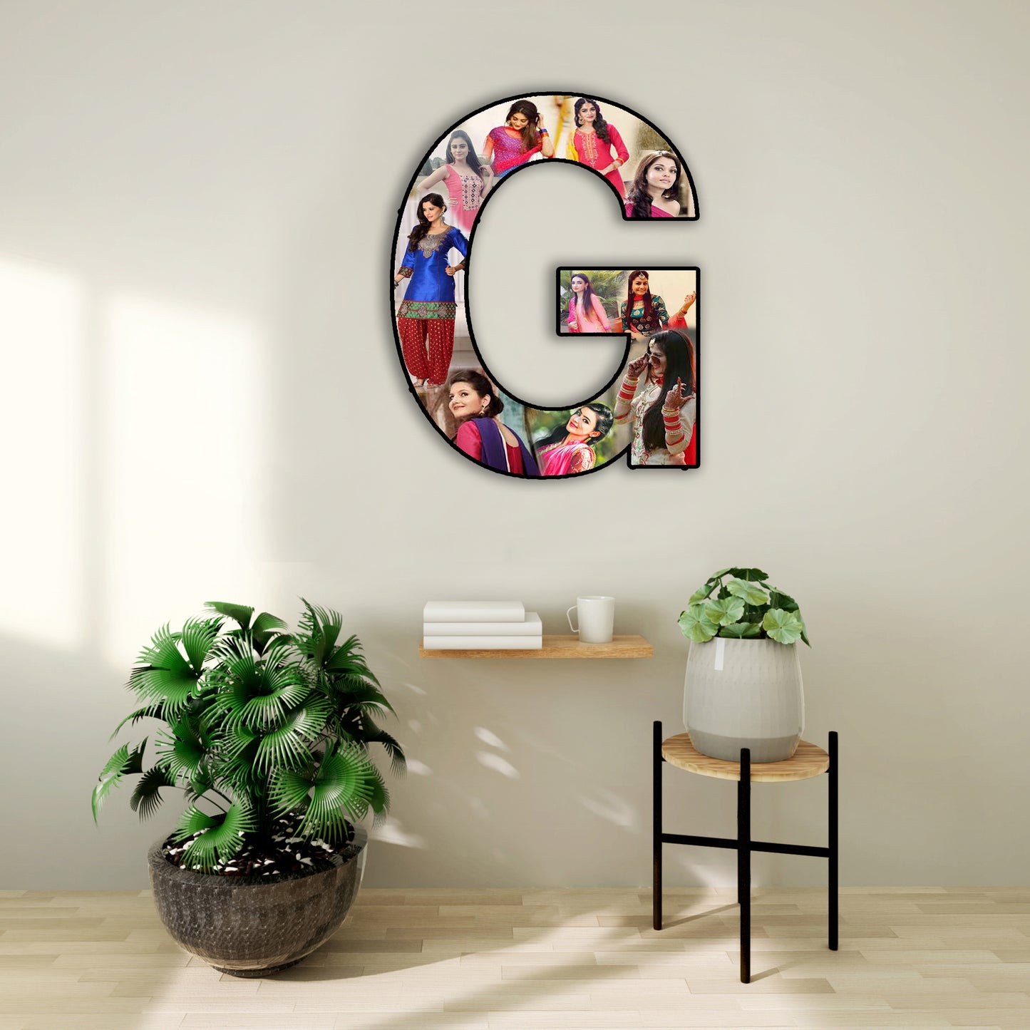 Customised Alphabet Photo Frame ( G Letter )