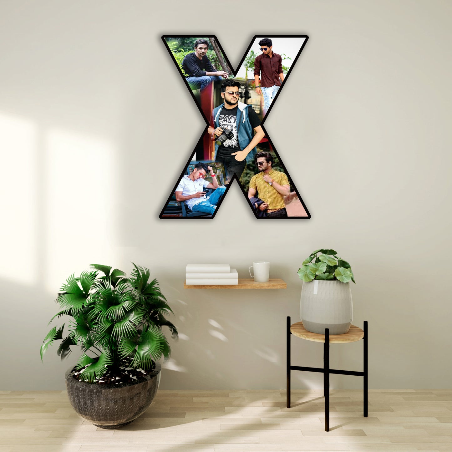Customised Alphabet Photo Frame ( X Letter )
