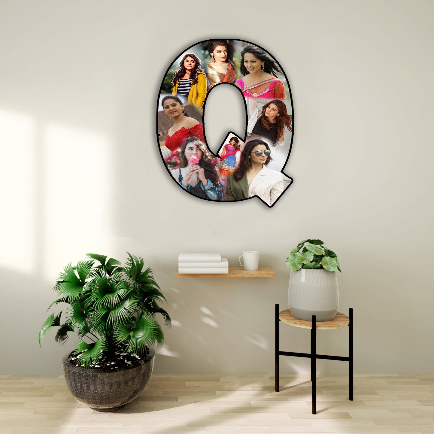 Customised Alphabet Photo Frame ( Q Letter )