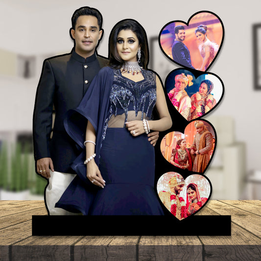 Customized Wooden Photo Frame Gift for Anniversary Birthday