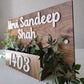 Classic Personalised Acrylic Name Plate For Advocate