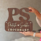 Arcylic Personalized Name Plate For Home For House