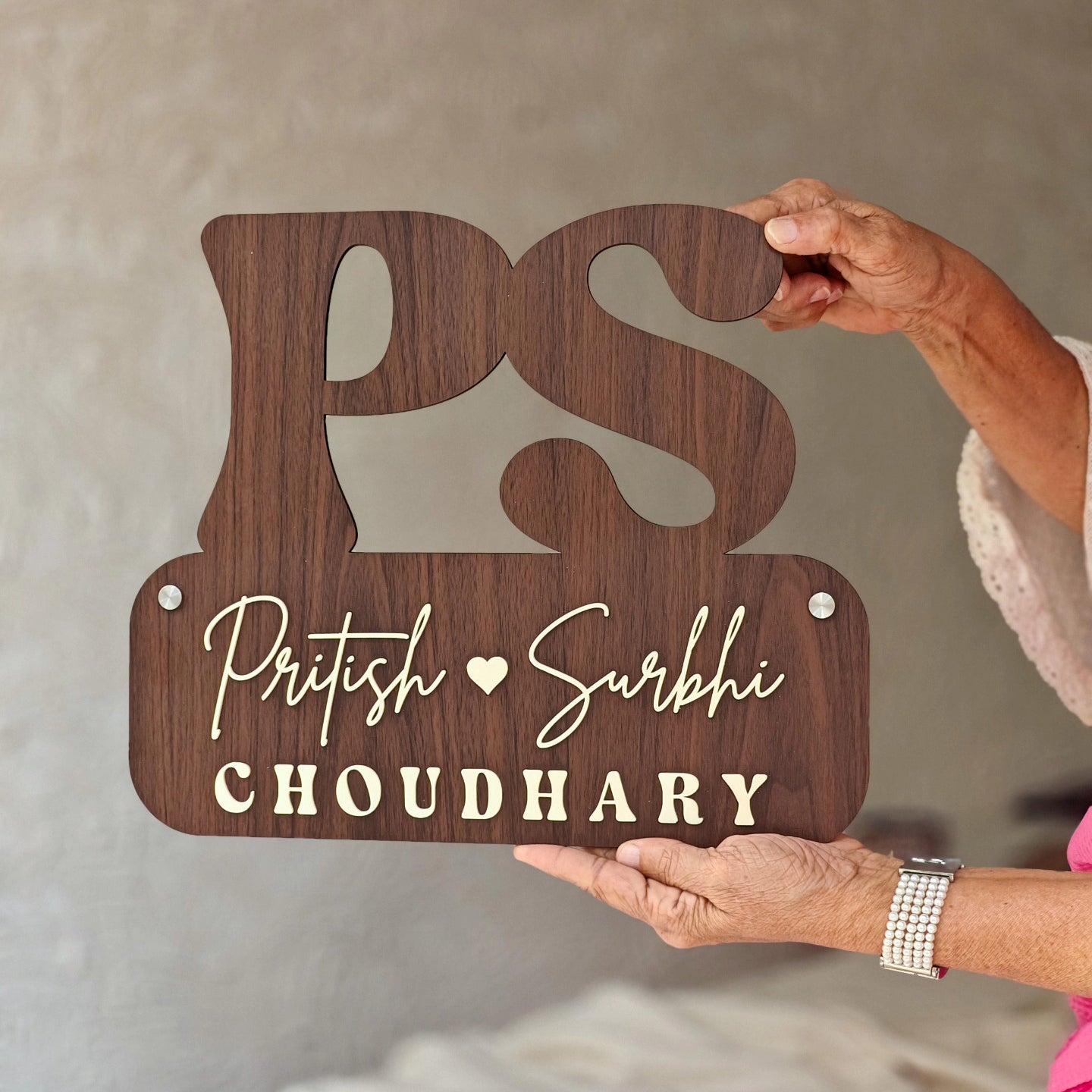 Arcylic Personalized Name Plate For Home For House
