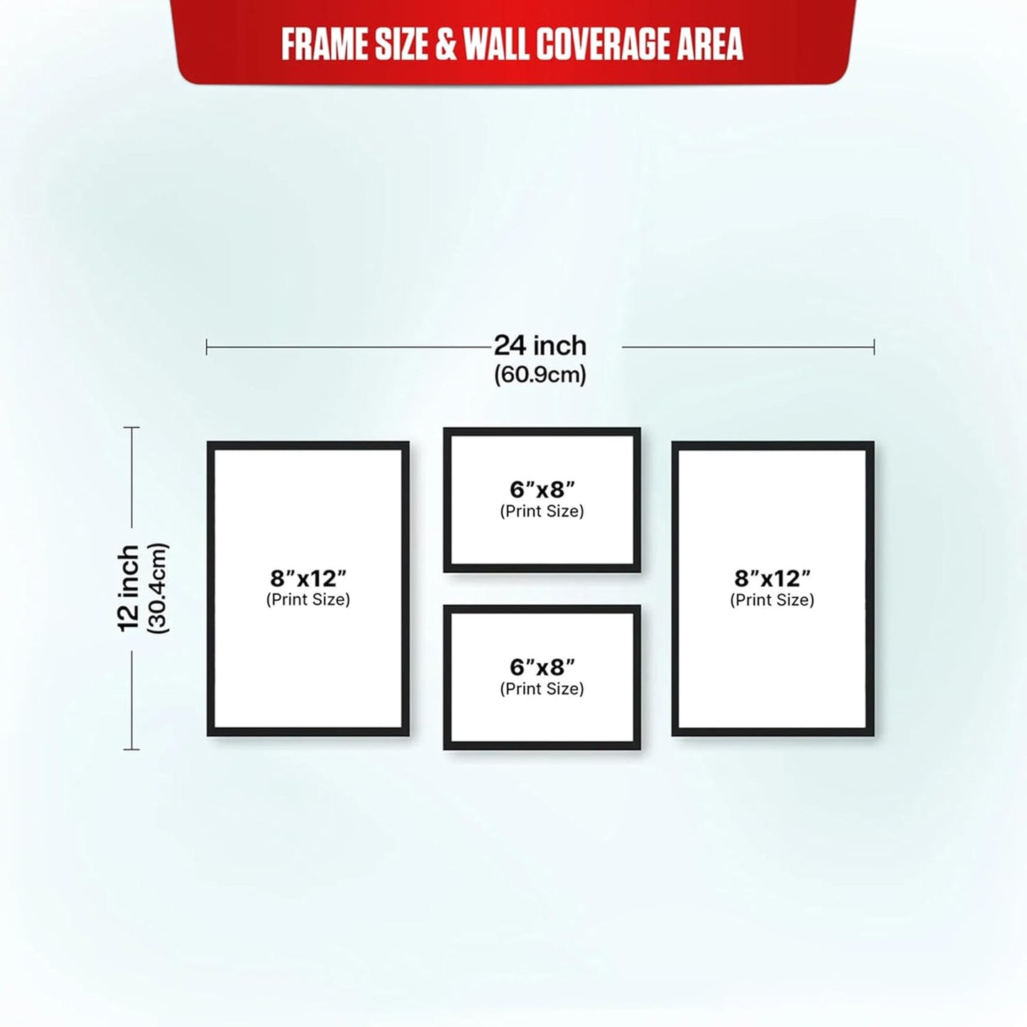 Personalized Photo Frame Set for Room, Home, Office