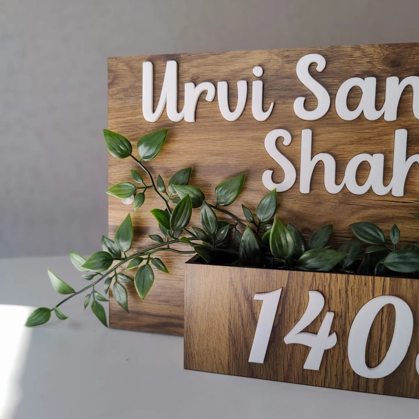 Classic Personalised Acrylic Name Plate For Advocate