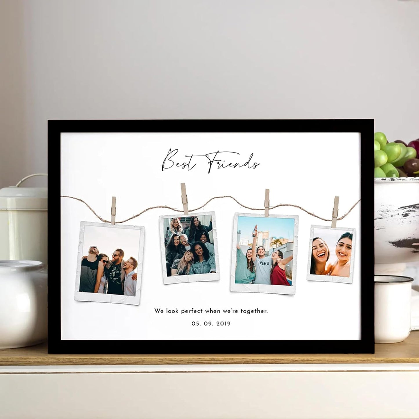 Personalized Photo Frame Gift For Friend, Birthday Gift,Anniversary,Family