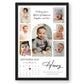 Personalized Photo Frame with Text Wedding,Anniversary,Family