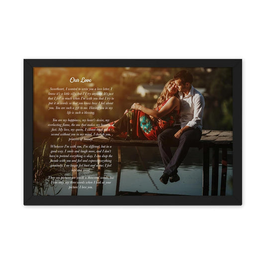 Personalized Photo Frame For Anniversary and Family