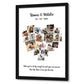 Customized Photo Frame with Text Anniversary,weeding