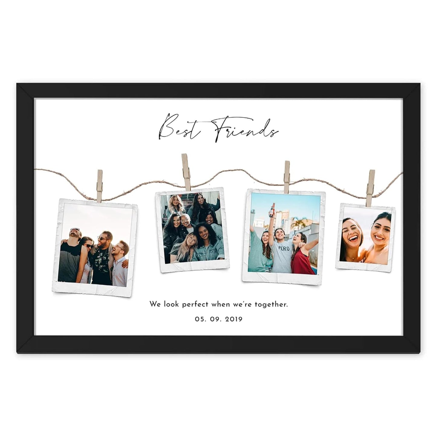 Personalized Photo Frame Gift For Friend, Birthday Gift,Anniversary,Family