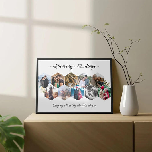 Customized Photo Frame Birthday Valentine's day, Anniversary