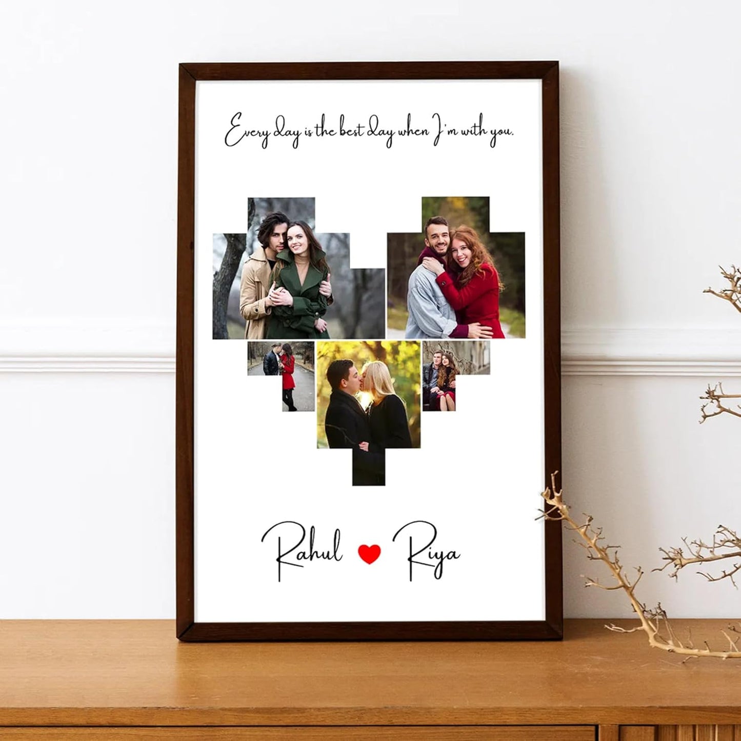 Personalised Anniversary Photo Frame For Gifts