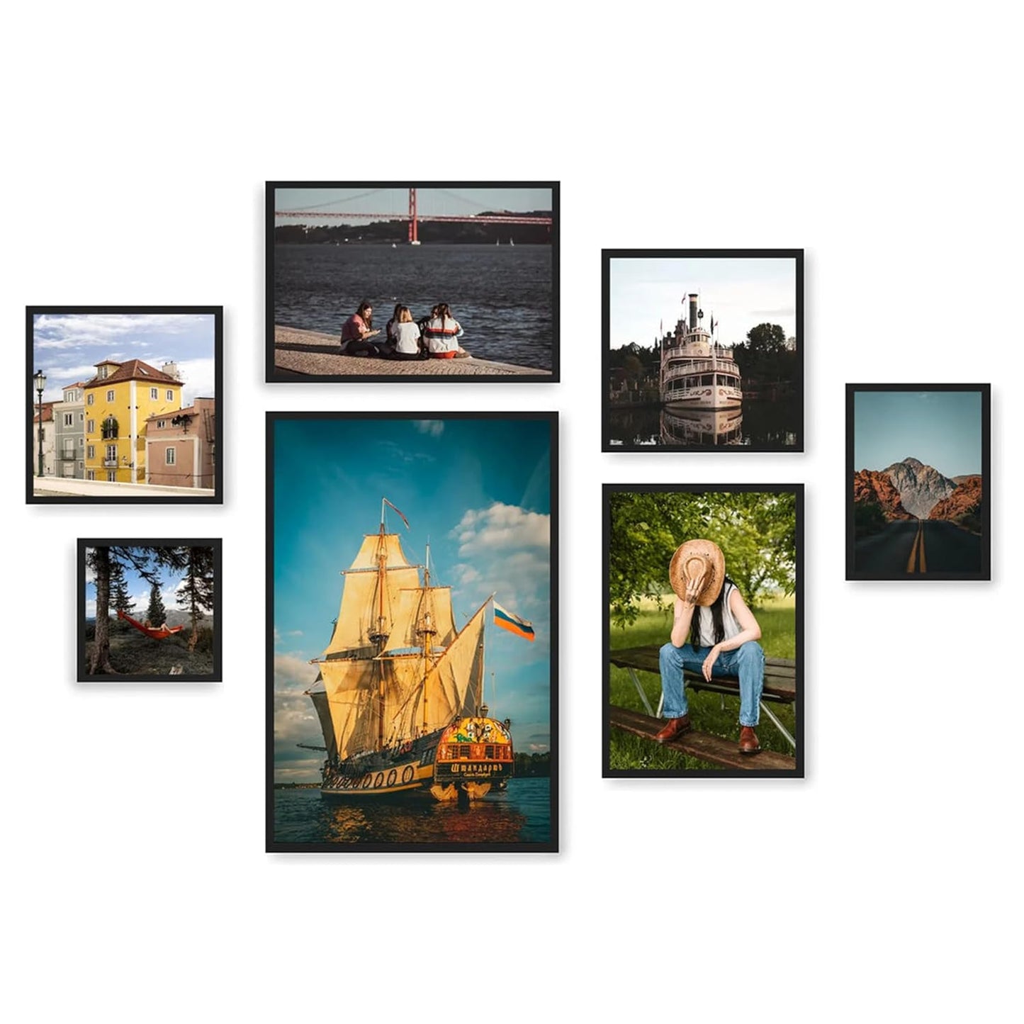 Customized Collage Set Photo Frame For Family