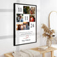 Personalized Photo Frame and Your Customized Text for Couples & Birthday