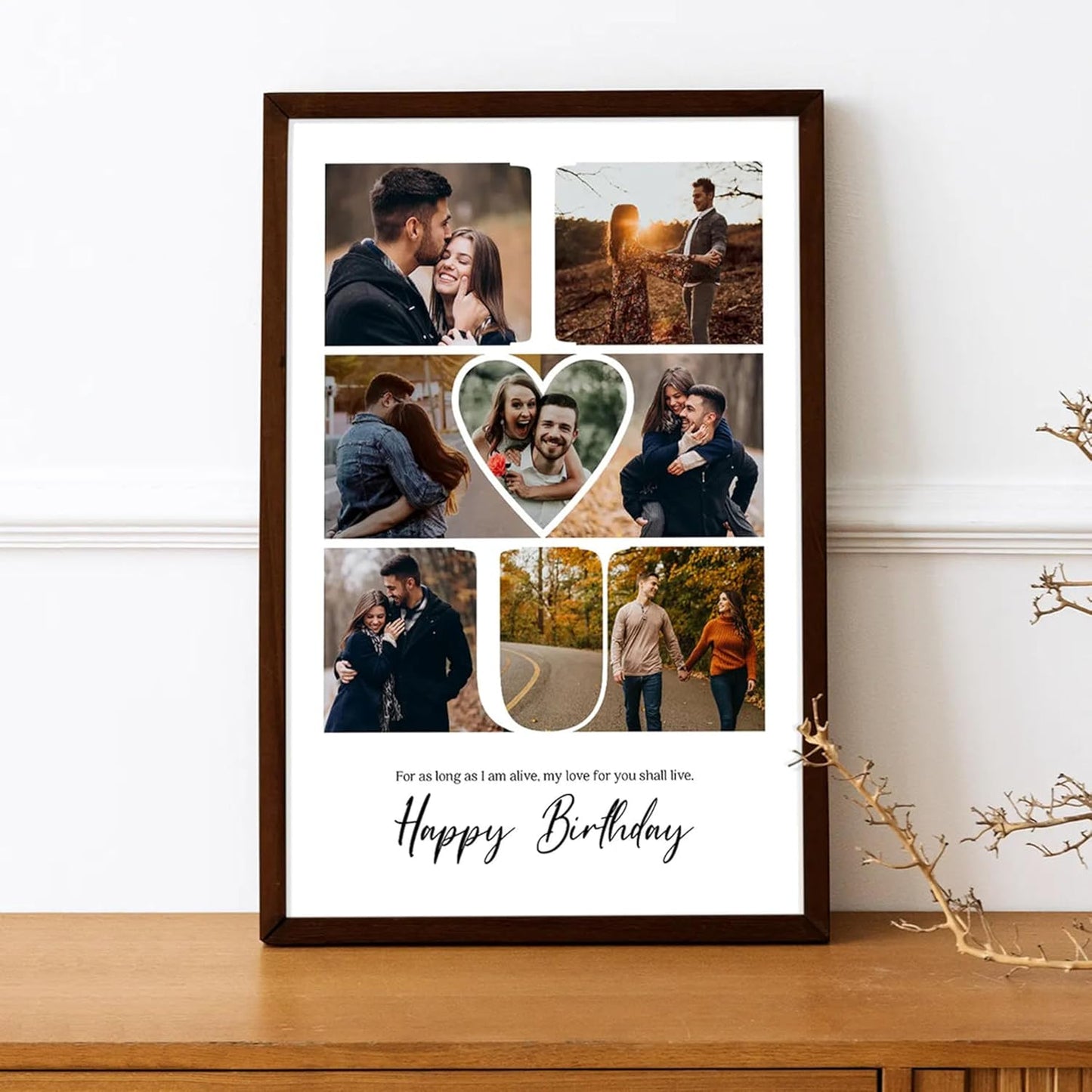 Personalised Anniversary Photo Frame
