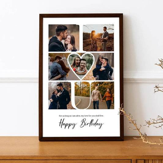 Personalised Anniversary Photo Frame