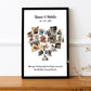 Personalized  Photot Frame and Your Customized Text for Couples