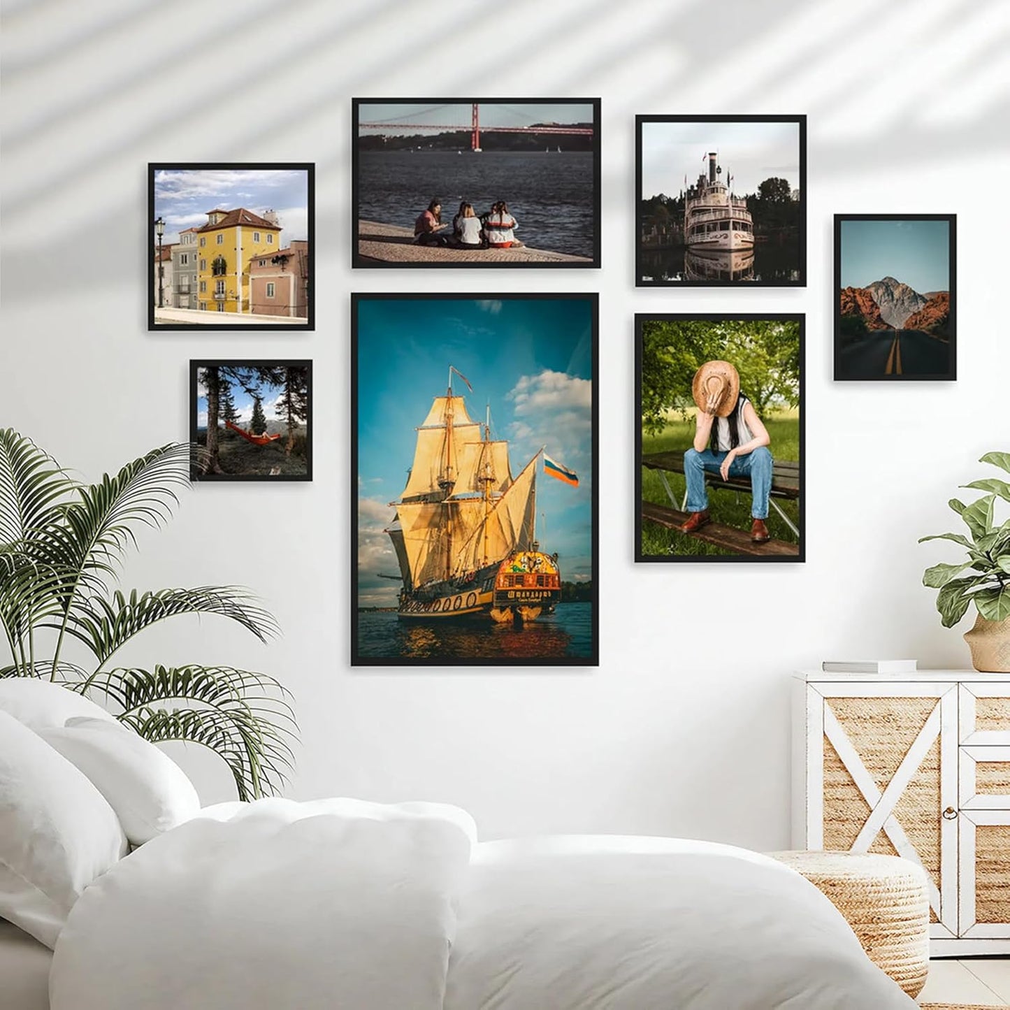 Customized Collage Set Photo Frame For Family