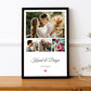 Customised Photo Frame with Customized Text Gift for Couple Birthdays