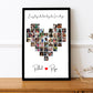 Customized Photo Frame and Your Customized Text for Couples, Friends