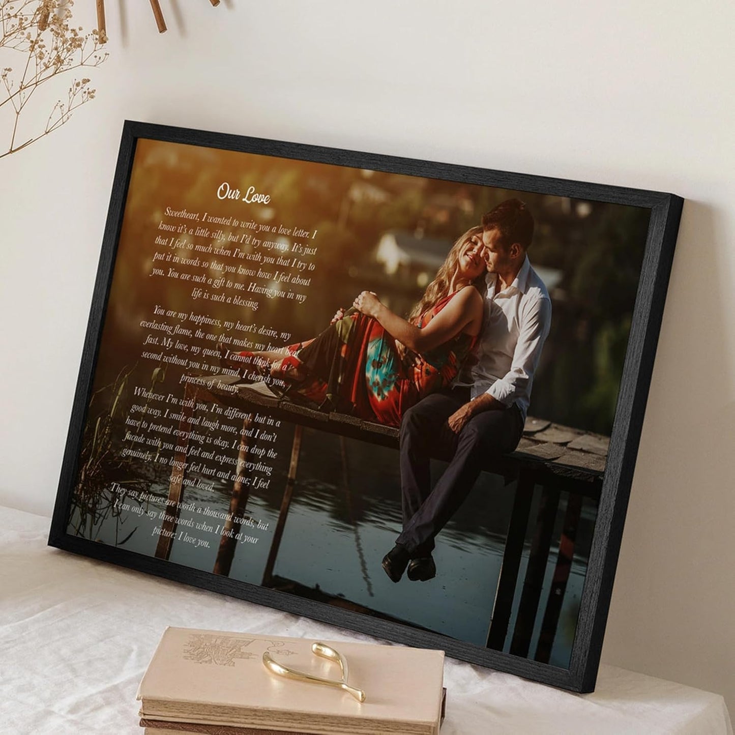 Personalized Photo Frame For Anniversary and Family