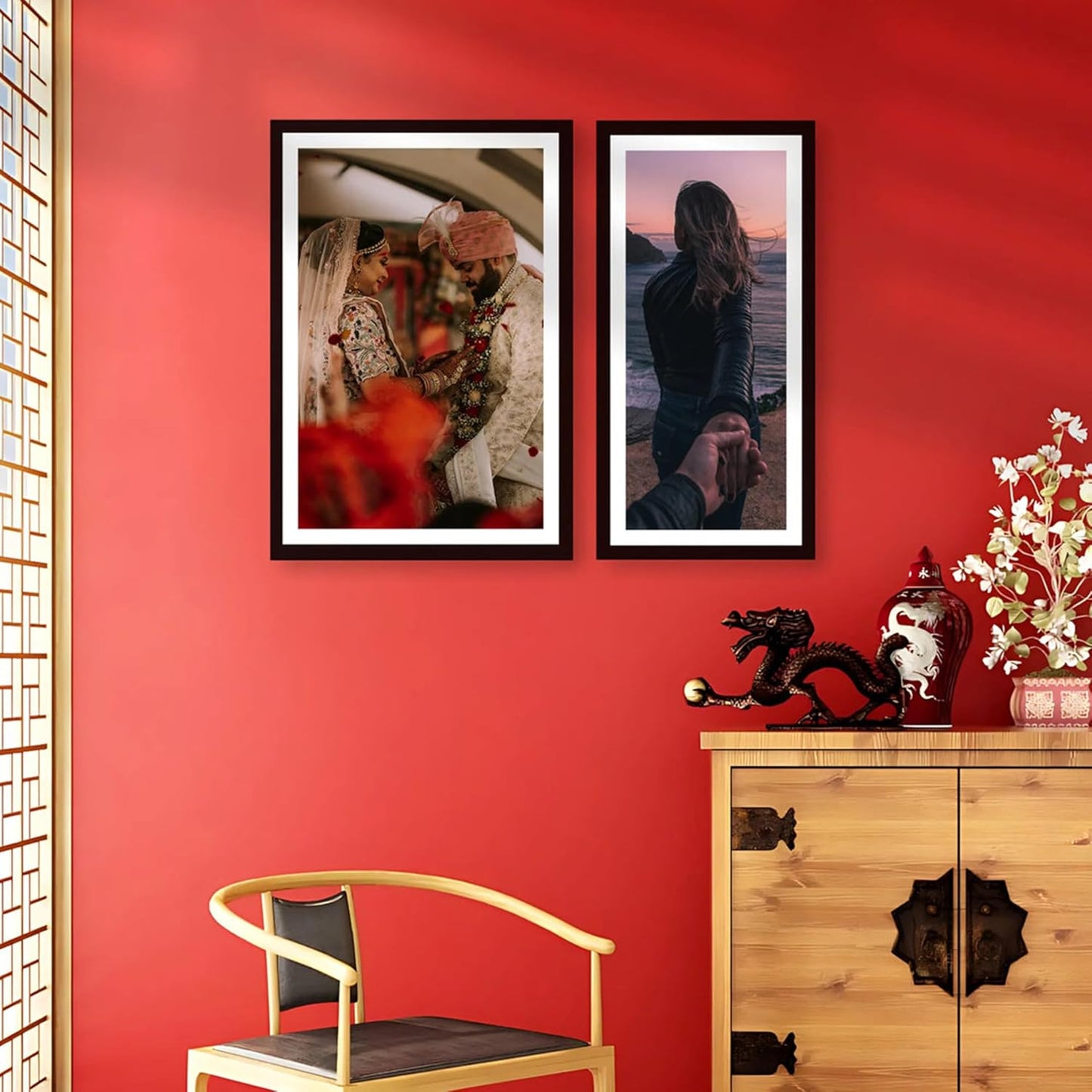 Personalized Collage Set Photo Frame for Birthday, Wedding