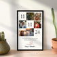 Personalized Photo Frame and Your Customized Text for Couples & Birthday