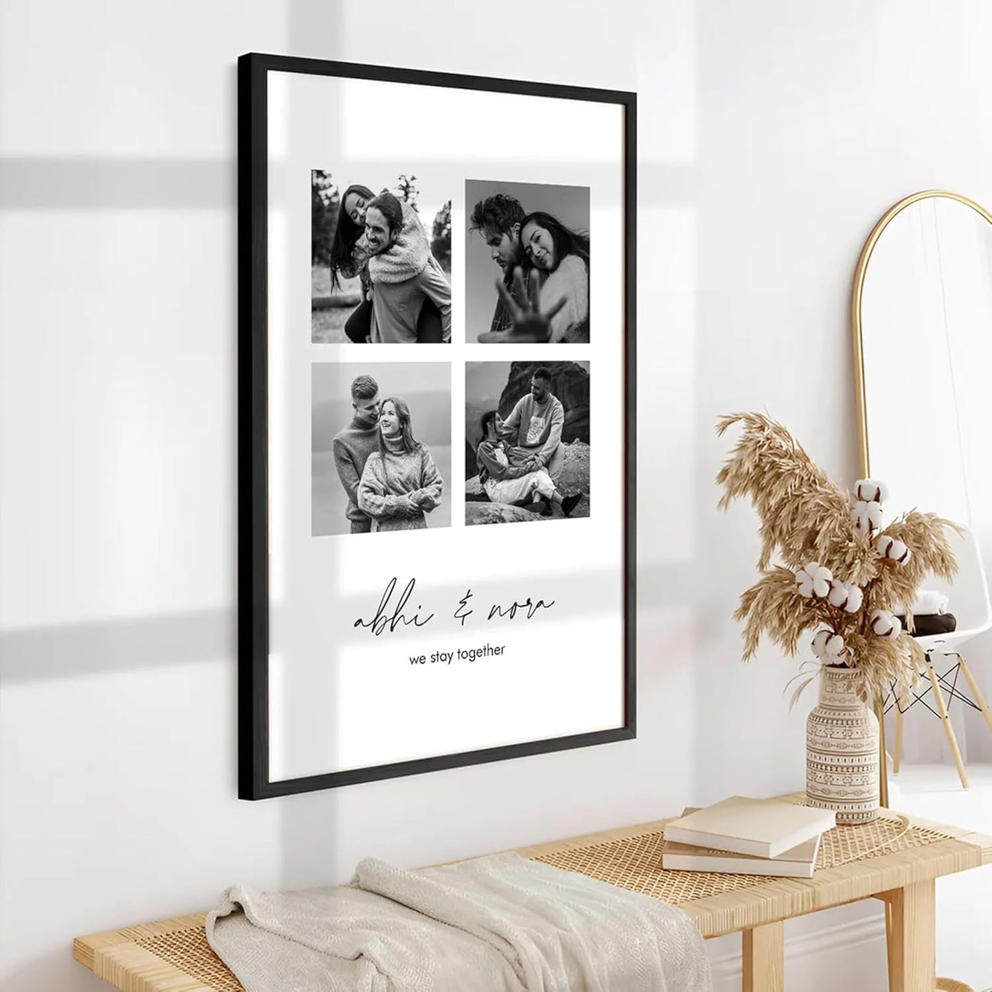 Customised Couple Photo Frame For Anniversary Gift