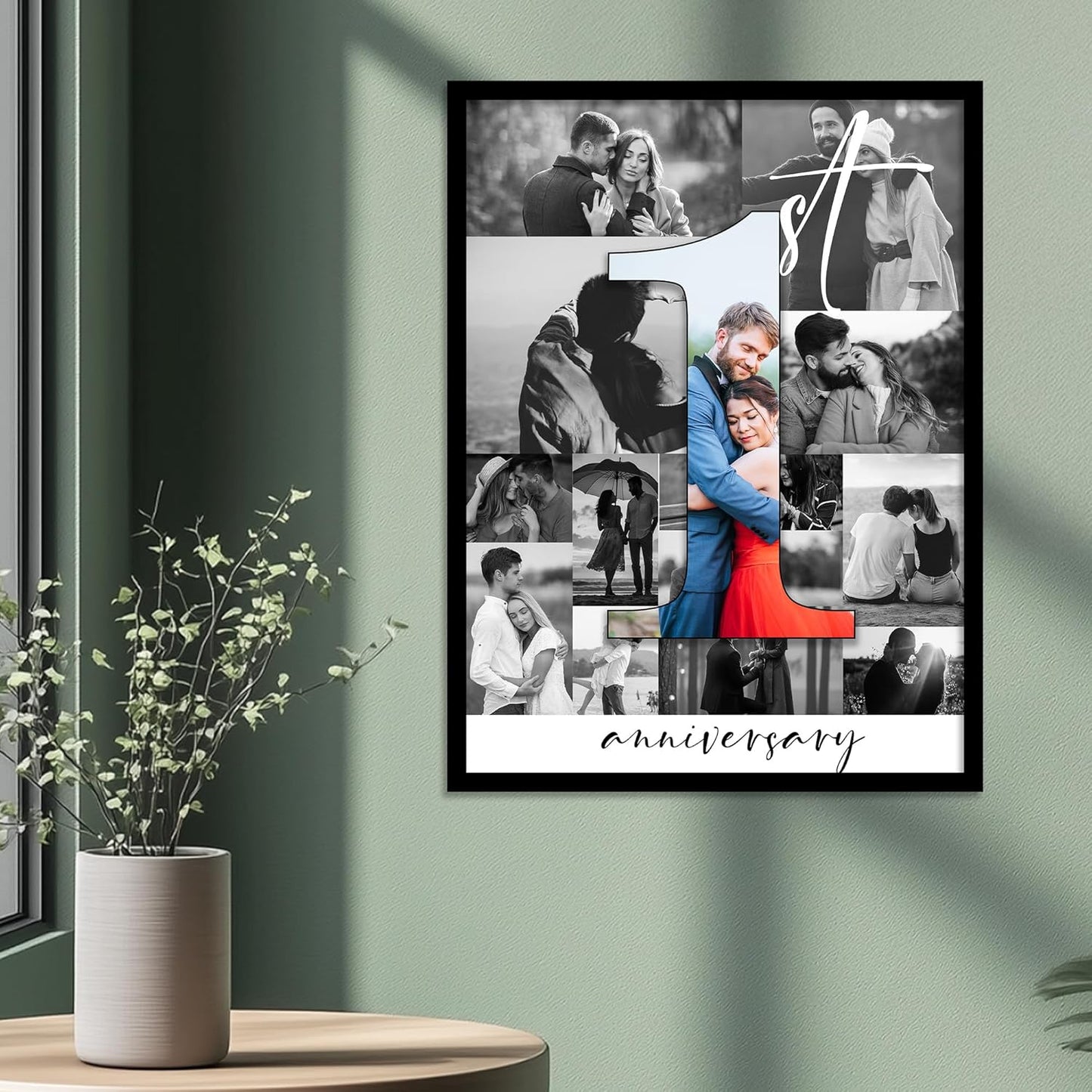 Personalised Photo Frame for Anniversary,Couple