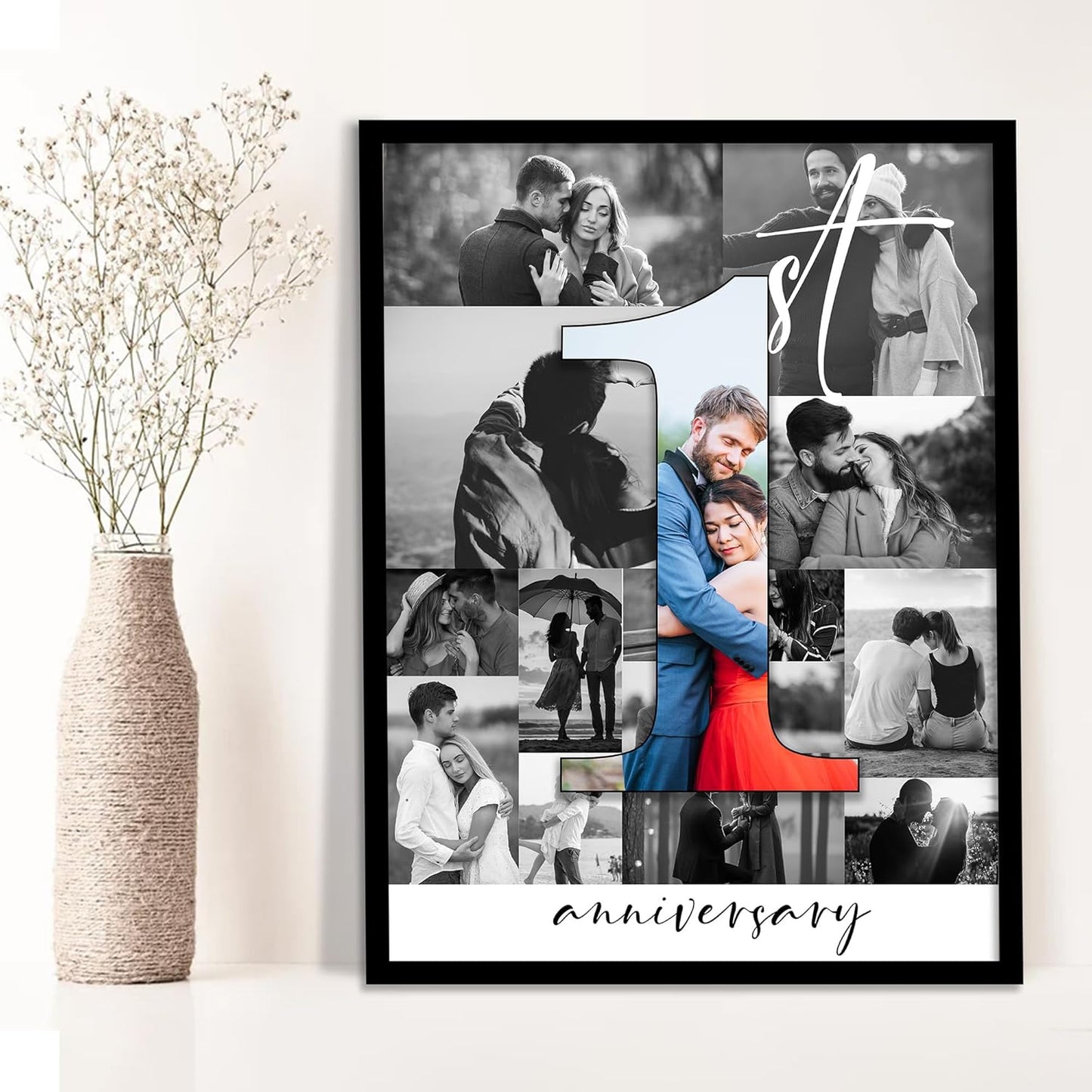 Personalised Photo Frame for Anniversary,Couple