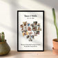 Personalized  Photot Frame and Your Customized Text for Couples