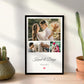 Customised Photo Frame with Customized Text Gift for Couple Birthdays