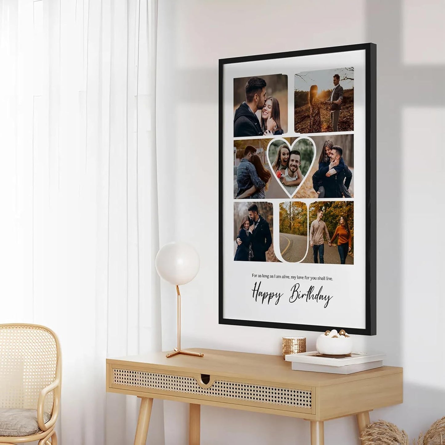 Personalised Anniversary Photo Frame