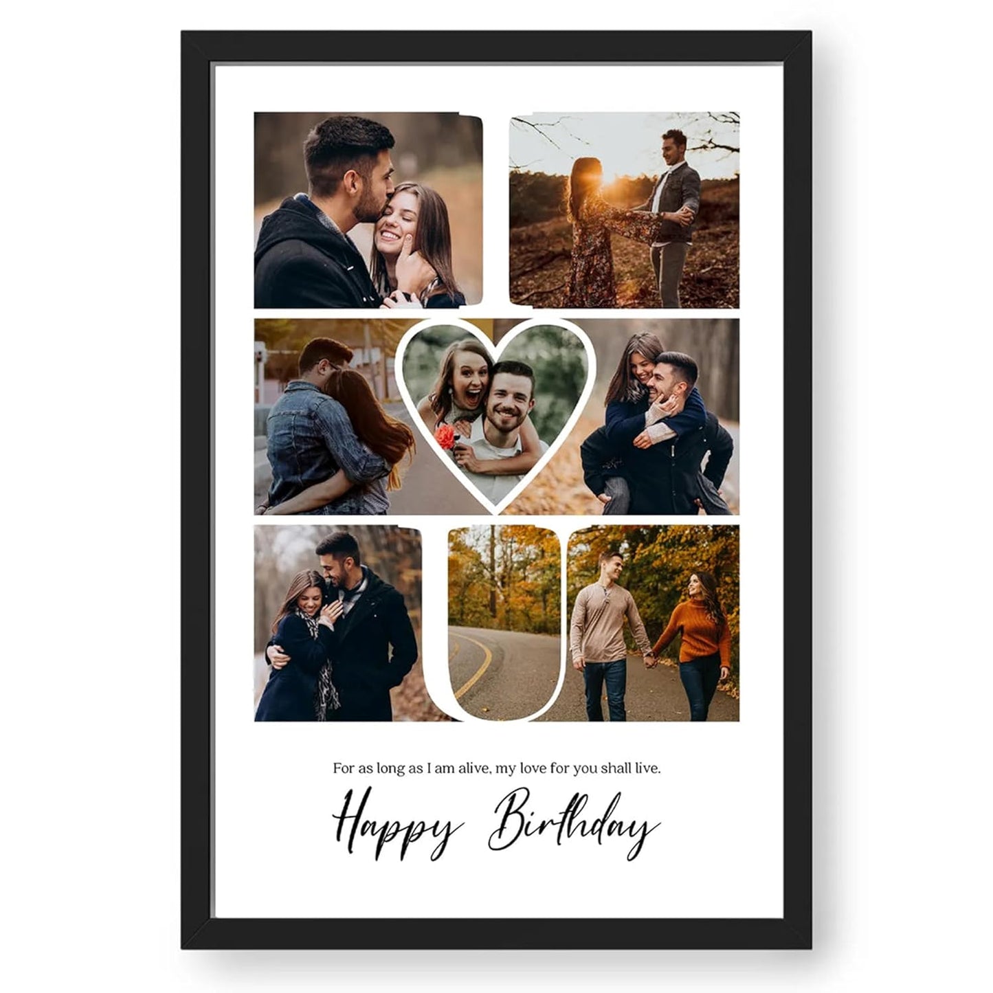 Personalised Anniversary Photo Frame